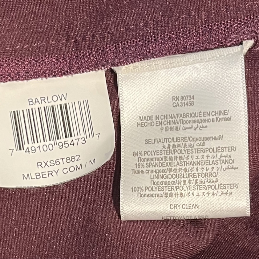 BCBGMaxAzria Gorgeous‎ "Barlow" Mini Dress in Eggplant Sequins  Size Mediu… - Picture 16 of 16